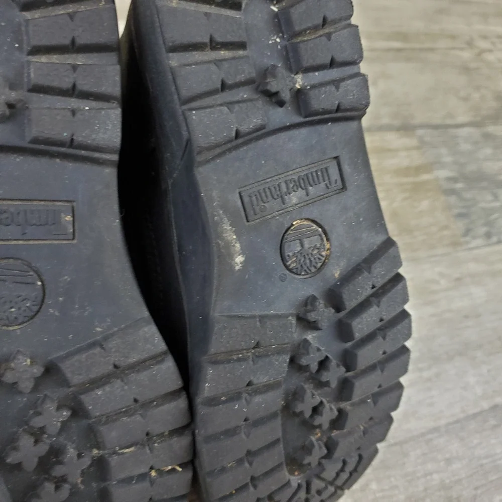 Timberland Premium WP Boots Little Kids Sz 1 1M Black Nubuck‎